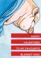 Valentines Blanket Hog created by Anna-Lee