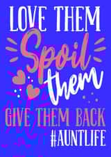 Funny Aunt Birthday Card created by Nina’s Novelties