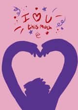 I love you this much created by Fragment Crafting