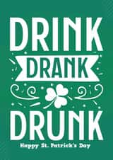 Happy St. Patricks Day created by Geordies Love Gin