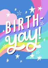 Birth-Yay! Birthday Card created by Violet and Alfie