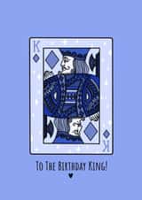 The Birthday King Birthday Card created by The Modest Lobster
