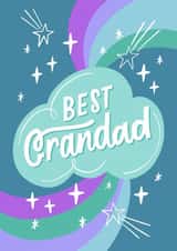 Cute Birthday Card - For Grandad - Best Grandad created by Violet and Alfie