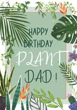Plant dad's birthday card created by @Alisha Vas
