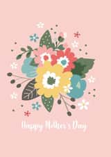 A Bright floral Mother's Day Card created by Melmade Stationery