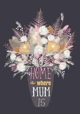 Home is where mum is created by Melmade Stationery