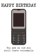 You are so old... Birthday Card created by Arr Cards