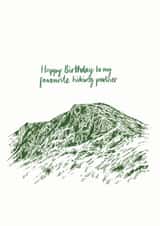 Happy birthday to my favourite hiking partner created by Discover and Draw