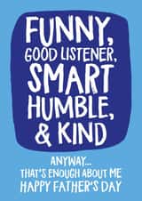 Enough about me... created by Wild Card