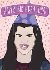 Twilight Saga Happy Birthday Loca Birthday Card created by The Pug Cartel