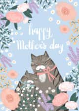 Cute Mothers Day Card - Mum - Cats - Happy Mothers Day created by Monsieur Dorian