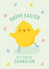 Little Chick Easter Card Grandson created by Macie Dot Doodles