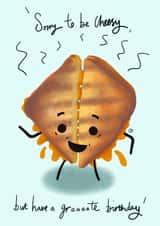 Cheesy Toastie Birthday Card created by Dale  Barnes 