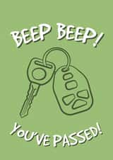 Driving test completed - passed your test - celebrate - beep beep created by @EmilySwallow