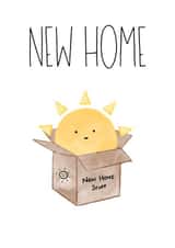 Cute Sunshine New Home Card - Sun - New Home created by Kerds 