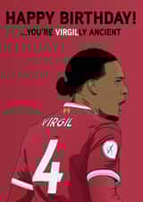 Happy Birthday! ...You're VIRGILly ancient! created by SF Does Design