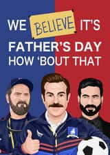 Ted Lasso Father’s Day card created by Ped Designs 