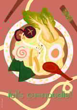 Let's ca-noodle! card created by Phoebe Cho