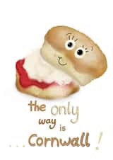 Cornish scone created by Palette&Petal 