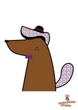 Professsor Fox - Greeting Card created by My Strawberry Monkey