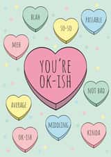 You're Ok-ish: An apathy card created by Burnt Maple