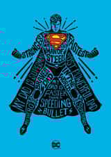 Heartfelt Father's Day/Birthday Card - Superman created by Cardology