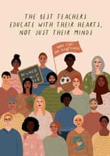 Best Teacher Thank You Card created by Flourish Paperworks