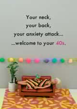 Your 40s created by Bold & Bright Cards