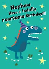 Nephew Roarsome Birthday Card created by @Laura Lonsdale Designs