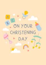 On Your Christening Day Card created by Zoe Spry