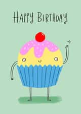 Happy Cupcake Birthday Card created by Sophie Crichton