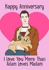 Sex Education - Adam & Madam - Anniversary card created by Little Spoon