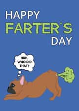 Happy Farter's Day Frenchie created by @Cupsie's Creations