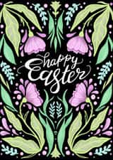 Folk Floral Easter created by Fantastical Fun Shop