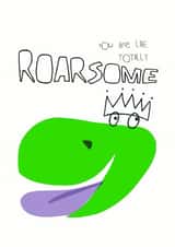 Totally Awesome Dinosaur Card created by Wonder Love