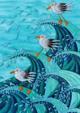 Seagulls Surf created by Nicky Stevenson @Random Fish