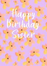 Happy Birthday Sister Card created by Penny SILVERTHORNE
