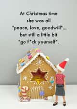 Christmas feelings card created by Bold & Bright Cards