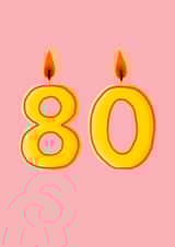 80th Birthday Candles created by Martina Scott