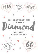 Diamond Wedding Anniversary created by Juniper and Rose Studio