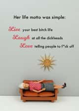 Live Laugh Love created by Bold & Bright Cards