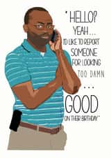 "Hello? Yeah..." created by In Ya Feelings