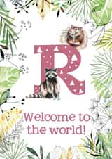 New Baby for Name Beginning with R Animal Themed, Gender Neutral created by Kate Moby
