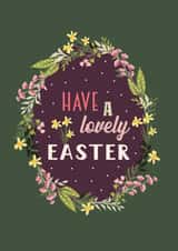 Easter Egg Floral Desing  created by Melmade Stationery