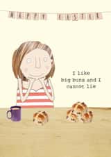 Buns Easter card created by Rosie Made A Thing