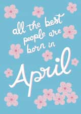April Birthday created by Emma Blue