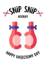 Happy Vasectomy Day created by Fiona Wade