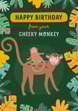 Jungle Birthday card for Mummy or Daddy! Card created by Evie Garnett Designs