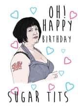 Oh! Happy Birthday Sugar T**S created by @BlindCatIllustrations
