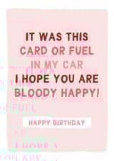 Funny Price Hike Birthday Card created by Gem Draws Stuff